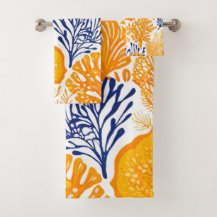 Conjunto De Toalhas Padrão tropical de Aloha impressão do Havaí