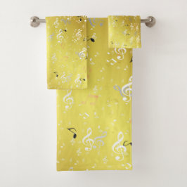 Conjunto De Toalhas padrão único, bonito, colorido, pintado, uma gra