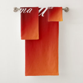 Conjunto De Toalhas padrão único, bonito, colorido, pintado, uma gra