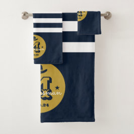 Conjunto De Toalhas Padrinhos de casamento do Monograma Rustic Wedding