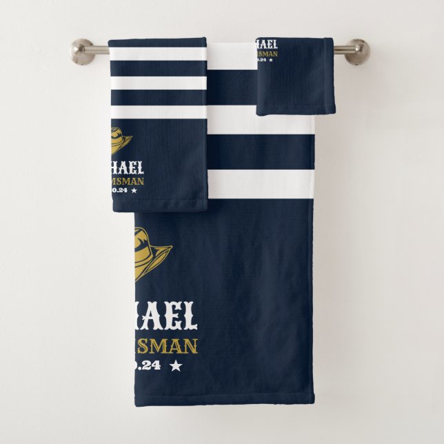 Conjunto De Toalhas Padrinhos de casamento Elegíveis Personalizados do (Insitu)