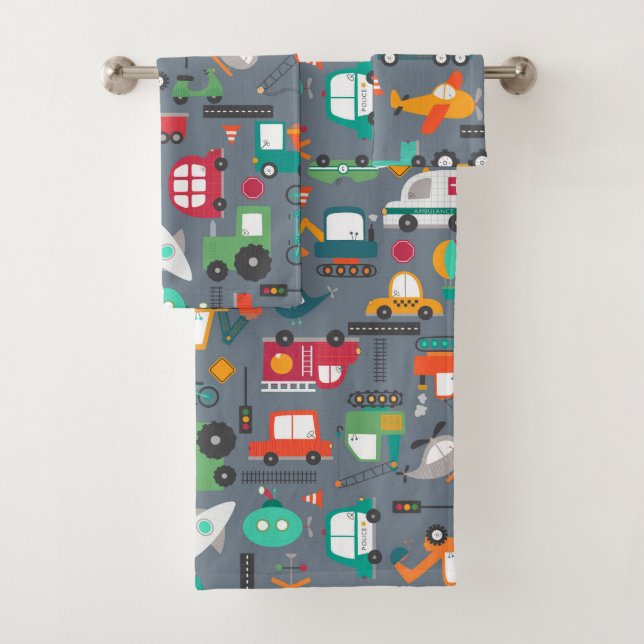 Conjunto De Toalhas Padrões de Veículos Automotores  (Insitu)