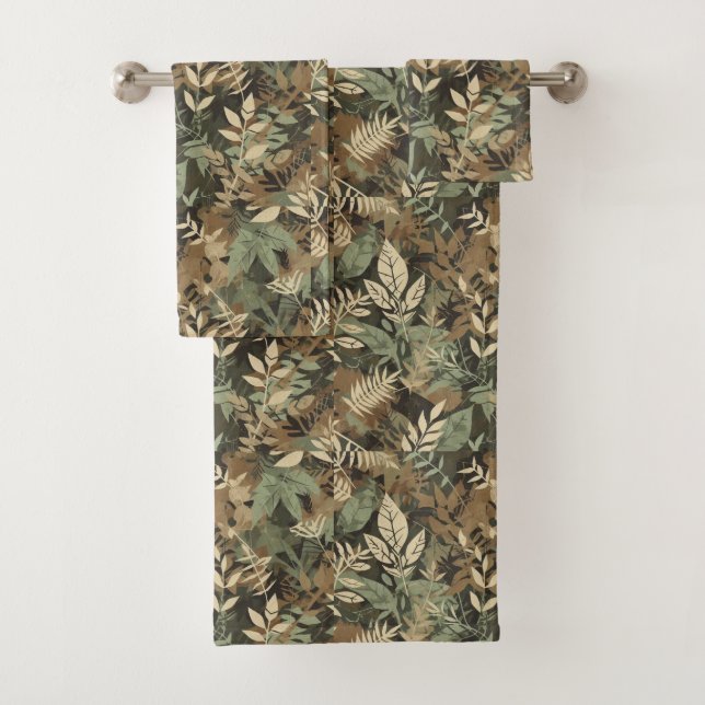 Conjunto De Toalhas Padrões florest (Insitu)