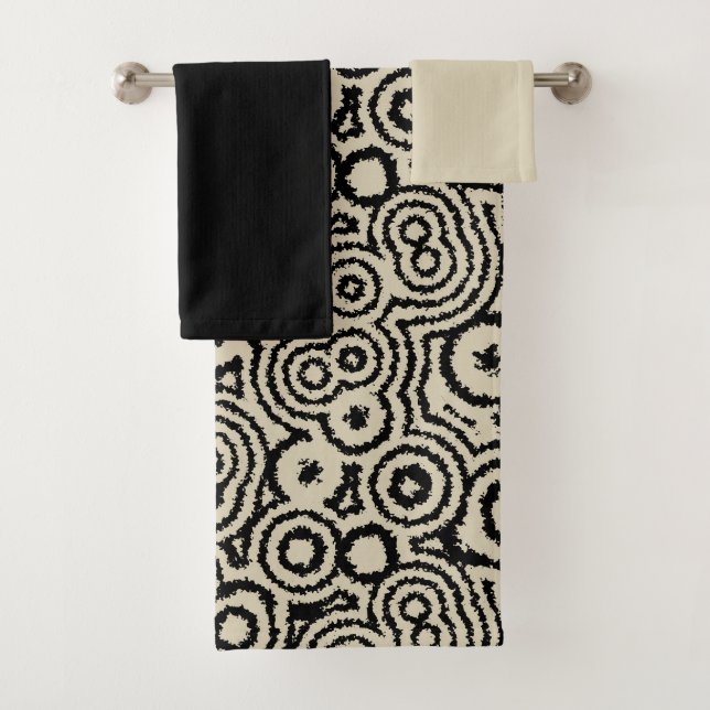 Conjunto De Toalhas Padrões vintage  (Insitu)