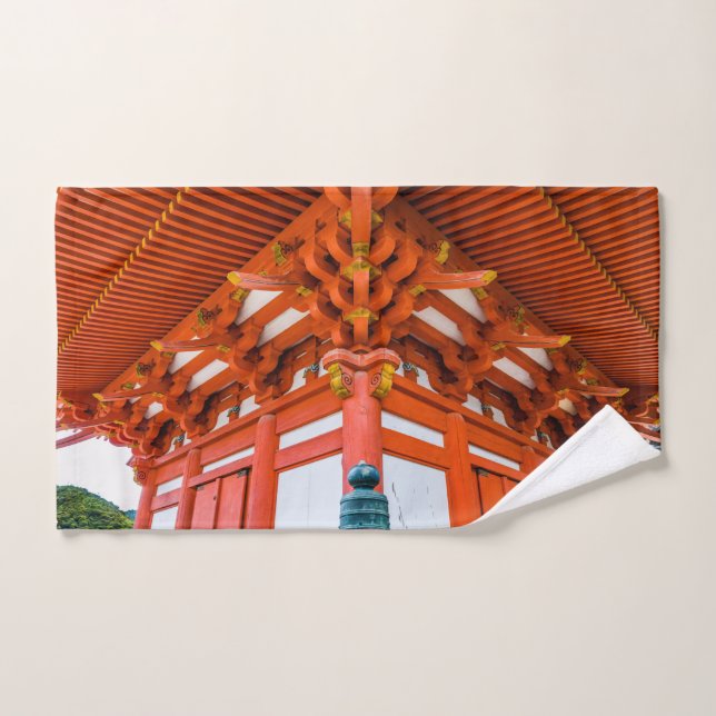 Conjunto De Toalhas Pagoda perspectiva ascendente, Miyajima (Toalha de mão)