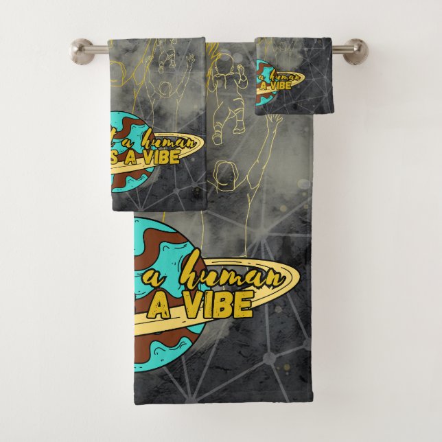 Conjunto De Toalhas Pai, vibração (Insitu)