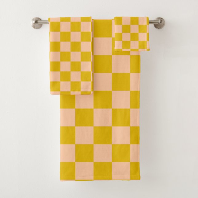 Conjunto De Toalhas Painéis de controlo de mel e de pêssego (Insitu)