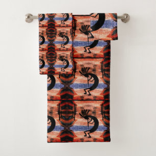 Conjunto De Toalhas Paisagem do Deserto de Kokopelli