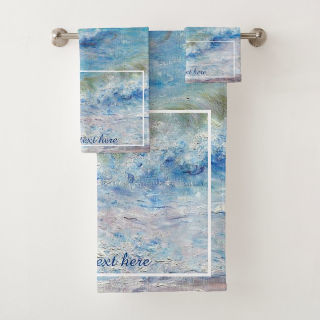 Conjunto De Toalhas Paisagem marinha (Insitu)