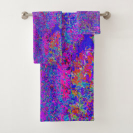 Conjunto De Toalhas Paisagem Puro Impressionista Psicodélica