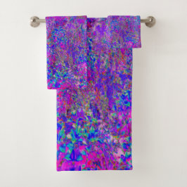 Conjunto De Toalhas Paisagem Puro Impressionista Psicodélica