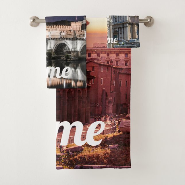 Conjunto De Toalhas Paisagens de Roma (Insitu)