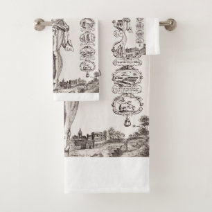 Conjunto De Toalhas Paixão de Jesus crucificação de Cristo