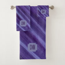 Paixão Roxo | Monograma Violeta De BrushAVE