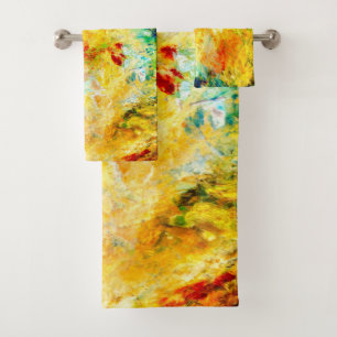 Conjunto De Toalhas Paleta de artistas colorida