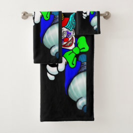 Conjunto De Toalhas Palhaço assustador