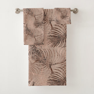 Conjunto De Toalhas Palm Leo Estampa de Animal Glam 1