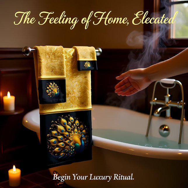 Conjunto De Toalhas Pancete azul e amarelo (Criador carregado)