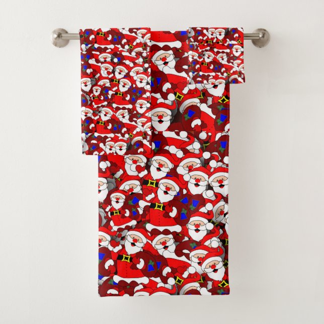 Conjunto De Toalhas Papai Noel (Insitu)