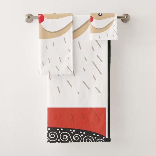 Conjunto De Toalhas Papai Noel (Insitu)