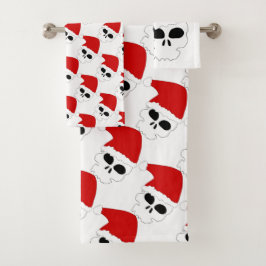 Conjunto De Toalhas Papai noel do crânio