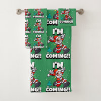 Papai Noel Engraçado Padrão Natal Humorístico