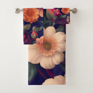 Conjunto De Toalhas Papel de parede com padrão floral