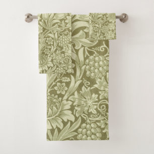 Conjunto De Toalhas Papel de Parede Girassol de William Morris Vintage