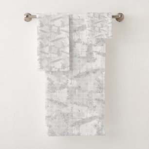 Conjunto De Toalhas Papel de parede vibrante com abundância de árvore