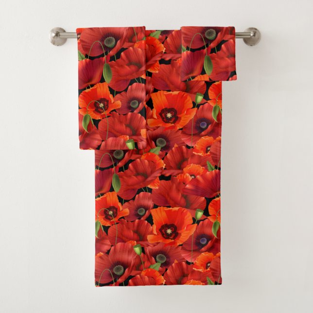 Conjunto De Toalhas Papoula (Insitu)