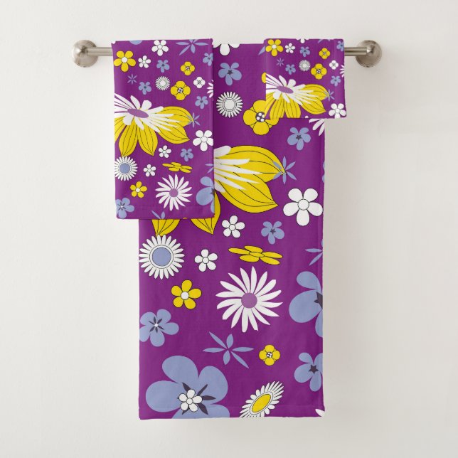 conjunto de toalhas para banho de flores (Insitu)