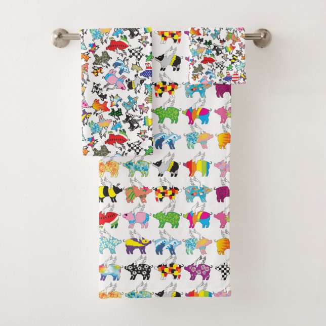 Conjunto de toalhas para banhos de porco (Insitu)