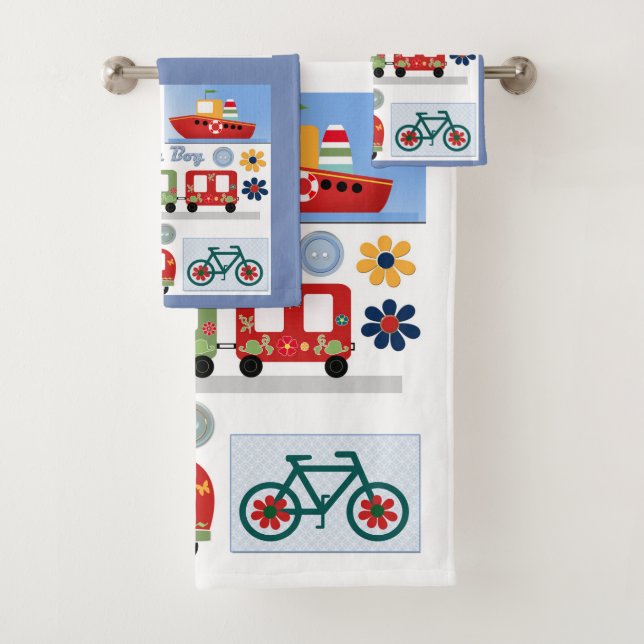 Conjunto De Toalhas Para menino (Insitu)