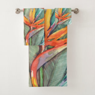 Conjunto De Toalhas Paraíso Botânico Tropical II