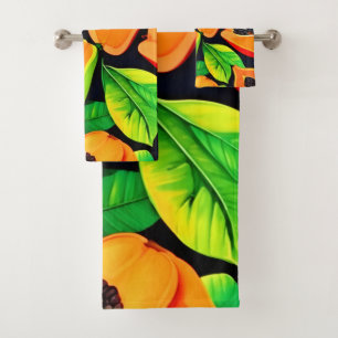 Conjunto De Toalhas Paraíso Tropical de Mamão