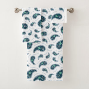 Conjunto De Toalhas Paramecia Paisley Protozoan Biology