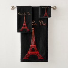 Conjunto De Toalhas Paris: La Tour Eiffel
