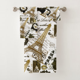 Conjunto De Toalhas Paris: La Tour Eiffel