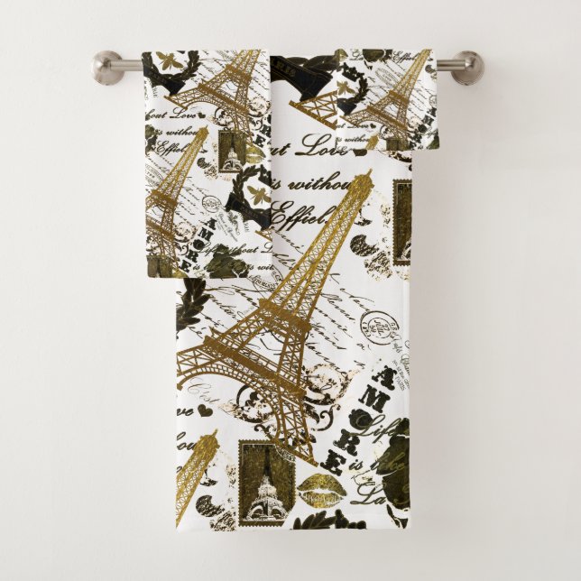 Conjunto De Toalhas Paris: La Tour Eiffel (Insitu)