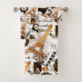 Conjunto De Toalhas Paris: La Tour Eiffel