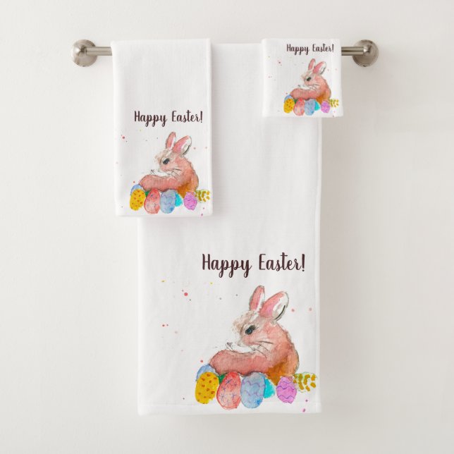 Conjunto De Toalhas Páscoa Coelhinho Coelho Coelho Coelho Coxineiro Be (Insitu)