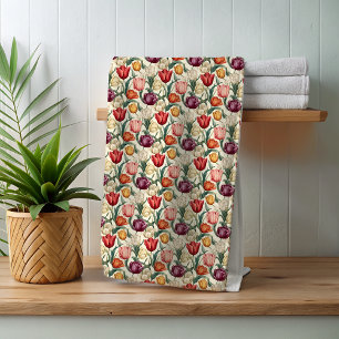 Conjunto De Toalhas Páscoa Floral da Flor da Tulip