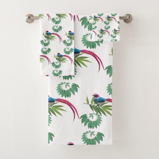 Conjunto De Toalhas Pássaros Céus (Insitu)