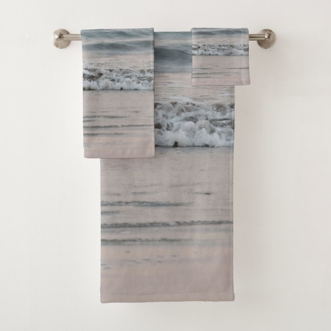 Conjunto De Toalhas Pastel Atlantic Ocean Sunset Bliss #1 #ocean #wall (Insitu)