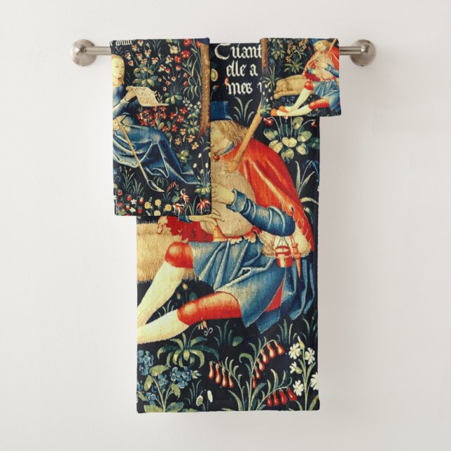 Conjunto De Toalhas Pastores e ovelhas Renascentistas Medievais (Insitu)