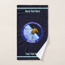 Conjunto De Toalhas Patch da Missão de Satélite Idaho Spudnik