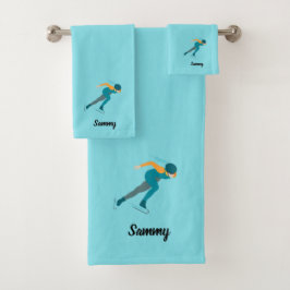 Conjunto De Toalhas Patinação de velocidade