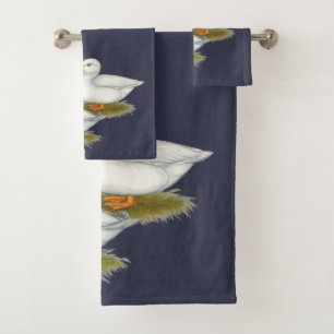 Conjunto De Toalhas Patos:  Chamadas do branco