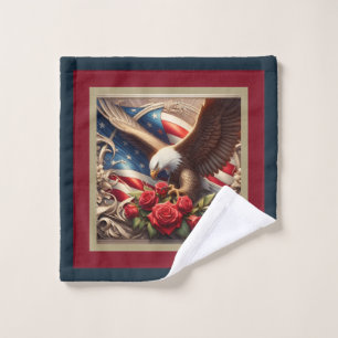Conjunto de Toalhas Patrióticas Águia da Bandeira