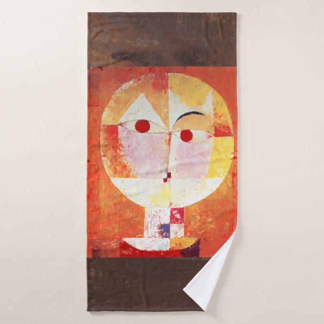 Conjunto De Toalhas Paul Klee Senecio (Toalha de Banho)
